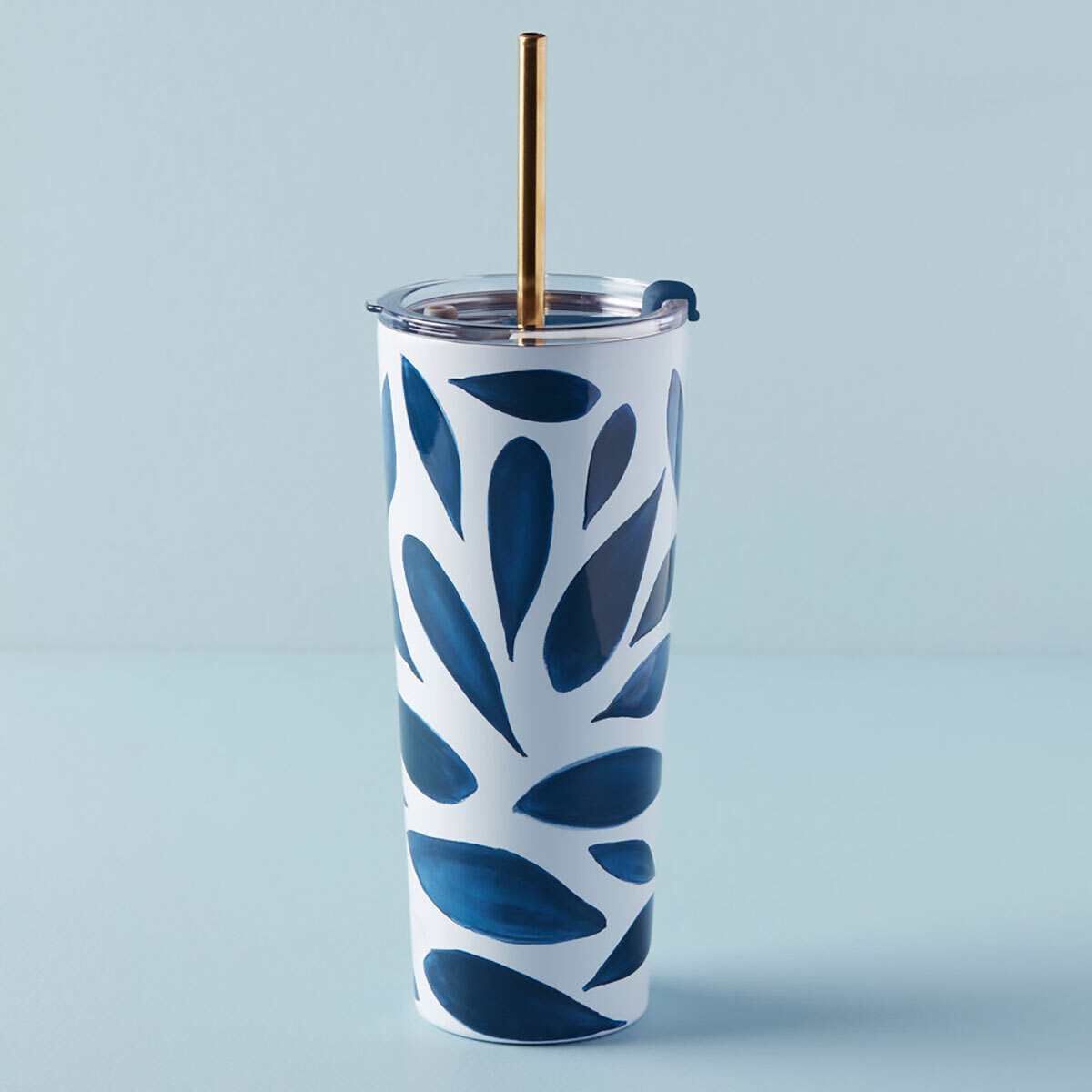 Lenox Blue Bay Straw Tumbler Leaf 895727, MPN: 895727, 194372028868