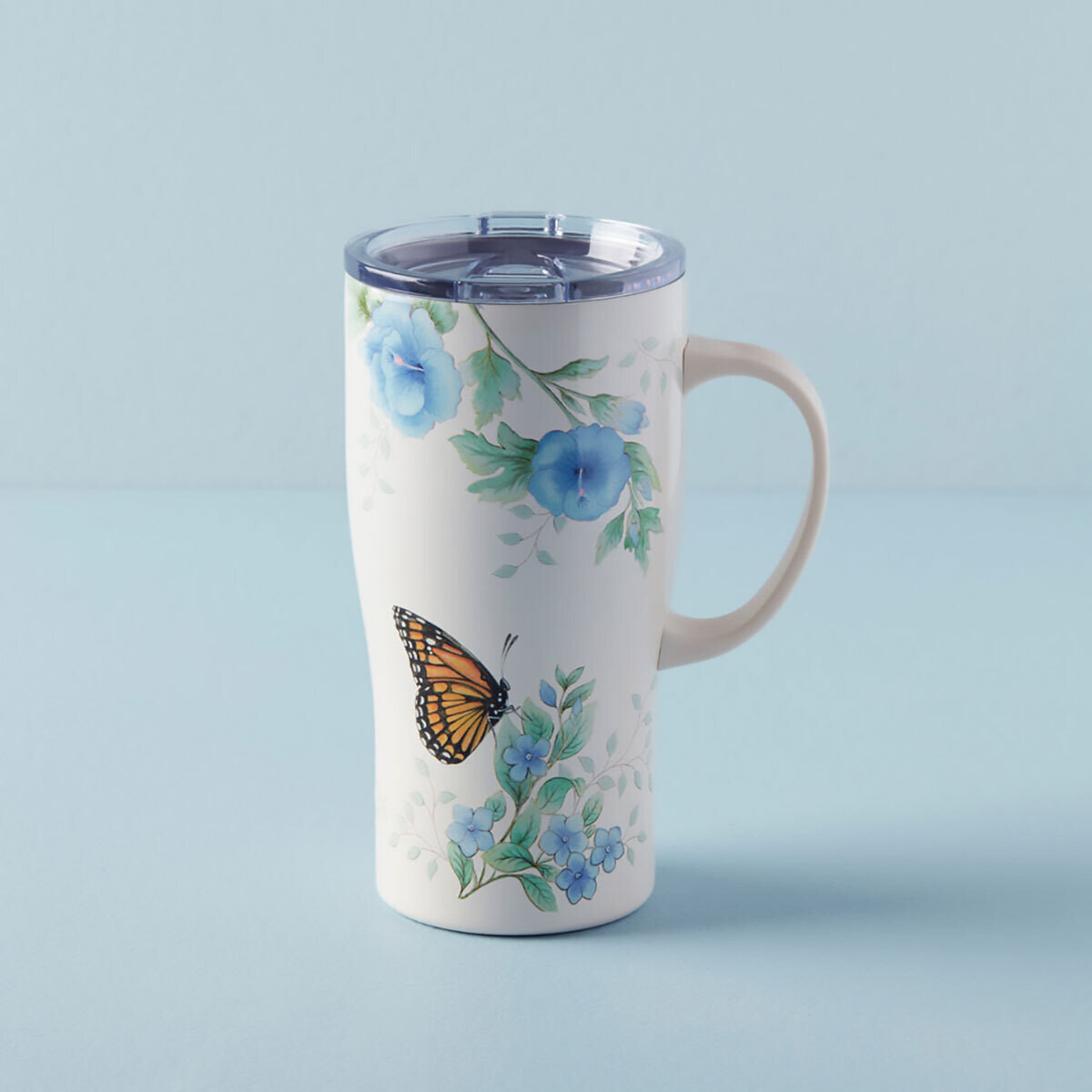 Lenox Butterfly Meadow Blue Car Coffee Mug 895735