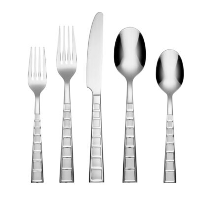 Cambridge Mosaic Sand 18/0 Stainless Steel 20 Piece Flatware Set 269320CSLG12, MPN: 269320CSLG12, 7…