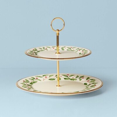 Lenox Holiday 2 Tiered Server 893490, MPN: 893490, 194372017893