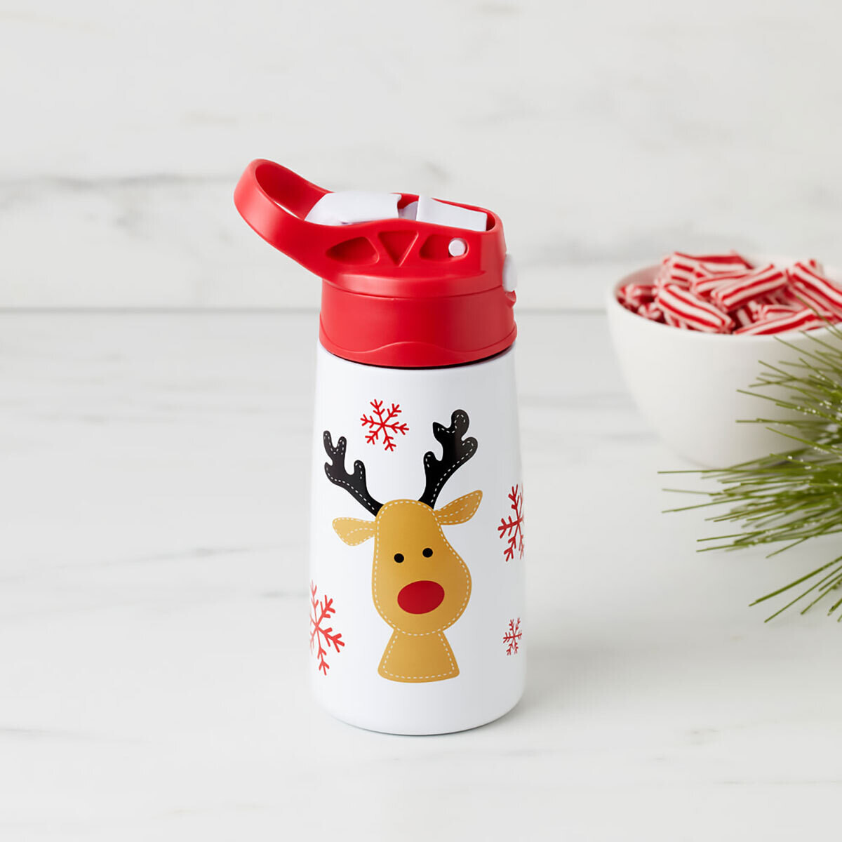 Cambridge 12 Oz Insulated Reindeer Water Bottle 896186, MPN: 896186, 719978859533