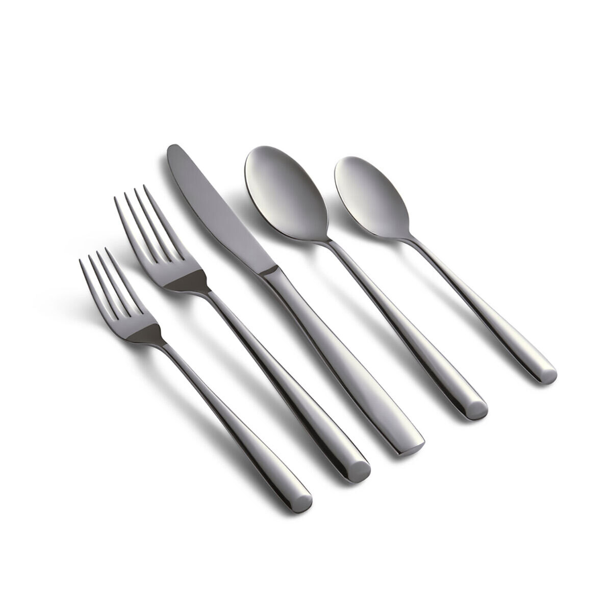 Cambridge Rachel Mirror 18/0 Stainless Steel 20 Piece Flatware Set 202420CSLG12, MPN: 202420CSLG12,…
