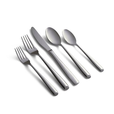 Cambridge Rachel Mirror 18/0 Stainless Steel 20 Piece Flatware Set 202420CSLG12, MPN: 202420CSLG12,…
