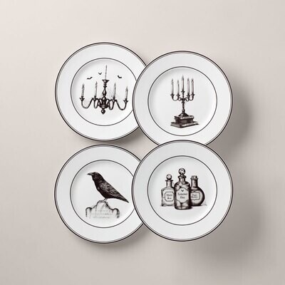 Lenox Vintage Halloween Dessert Plates Set of 4 891431, MPN: 891431, 194372004183