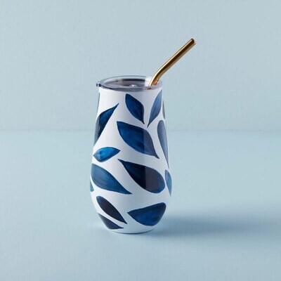Lenox Blue Bay Wine Tumbler Leaf 895731, MPN: 895731, 194372028905
