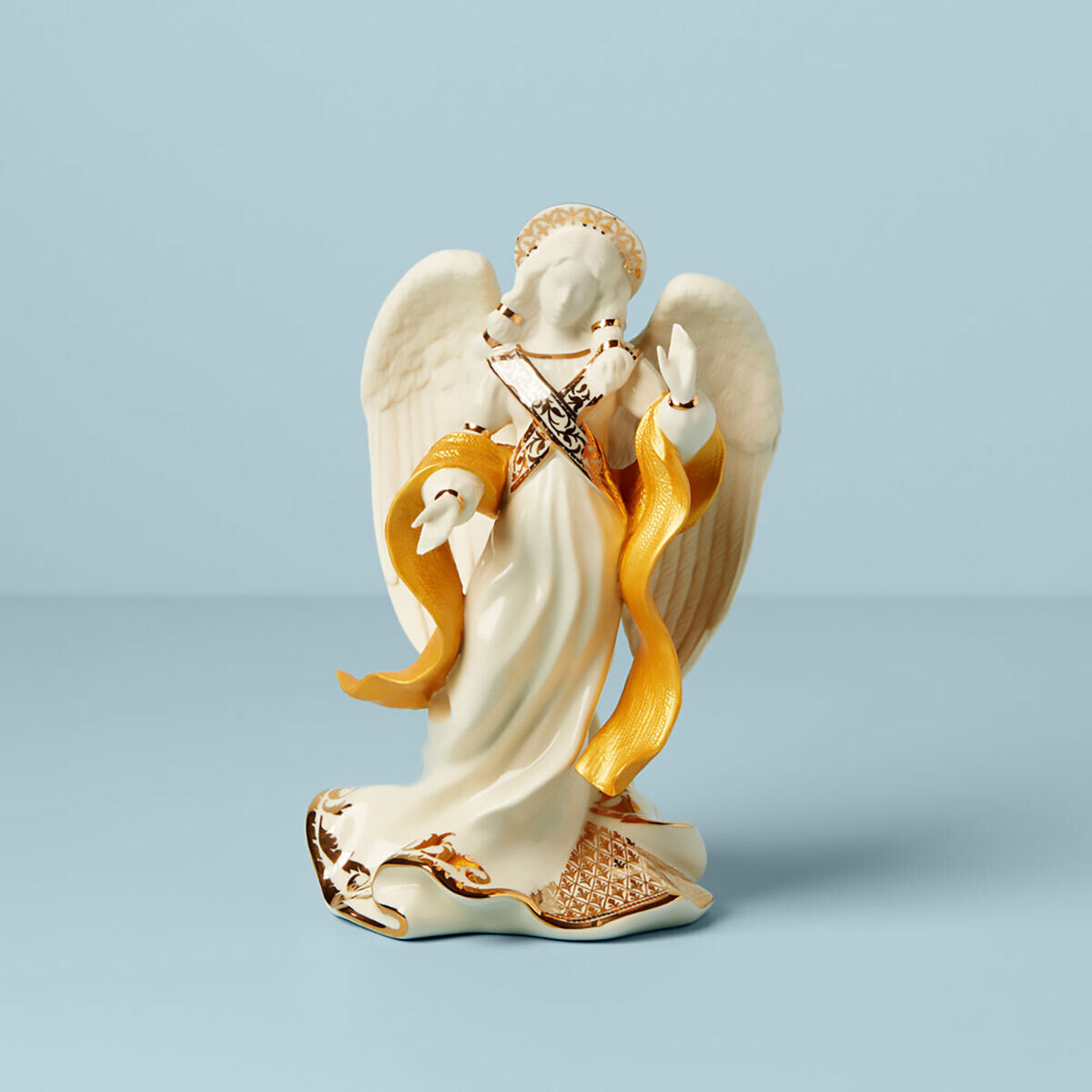 Lenox First Blessing Nativity Angel Peace Figurine 863067