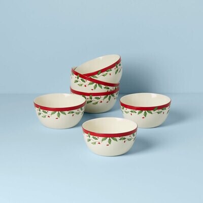 Lenox Holiday Dessert Bowl Set of 6 893492, MPN: 893492, 194372017916
