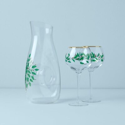 Lenox Holiday Decal Decanter Balloon 3 Piece Set 895032, MPN: 895032, 194372026741