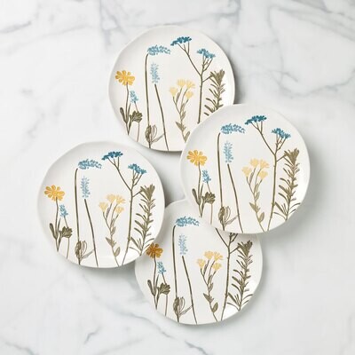 Lenox Wild Flowers Accent Plate Set of 4 896608, MPN: 896608, 194372031929