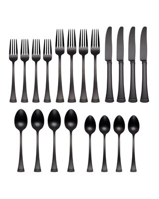 Lenox Portola Satin Black 20 Piece Flatware Set 896004, MPN: 896004, 194372029957