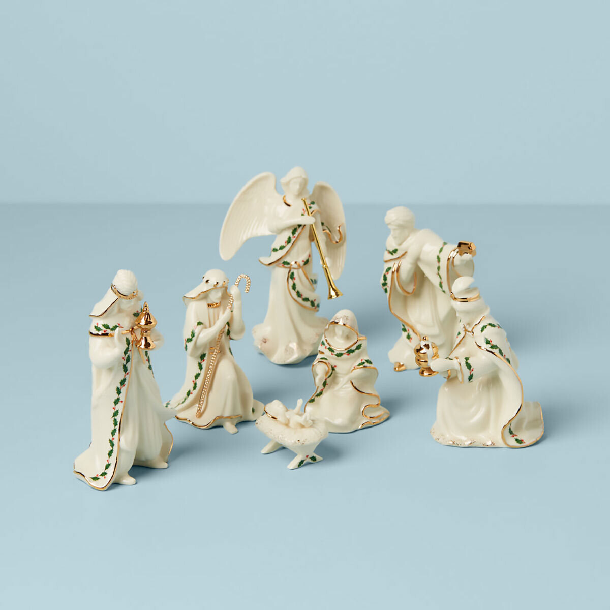Lenox Holiday Mini Nativity Figurine 7 Piece Set 806053