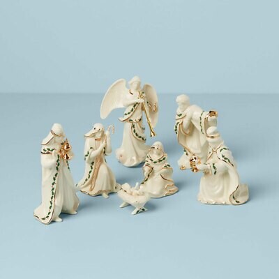 Lenox Holiday Mini Nativity Figurine 7 Piece Set 806053, MPN: 806053, 882864212375