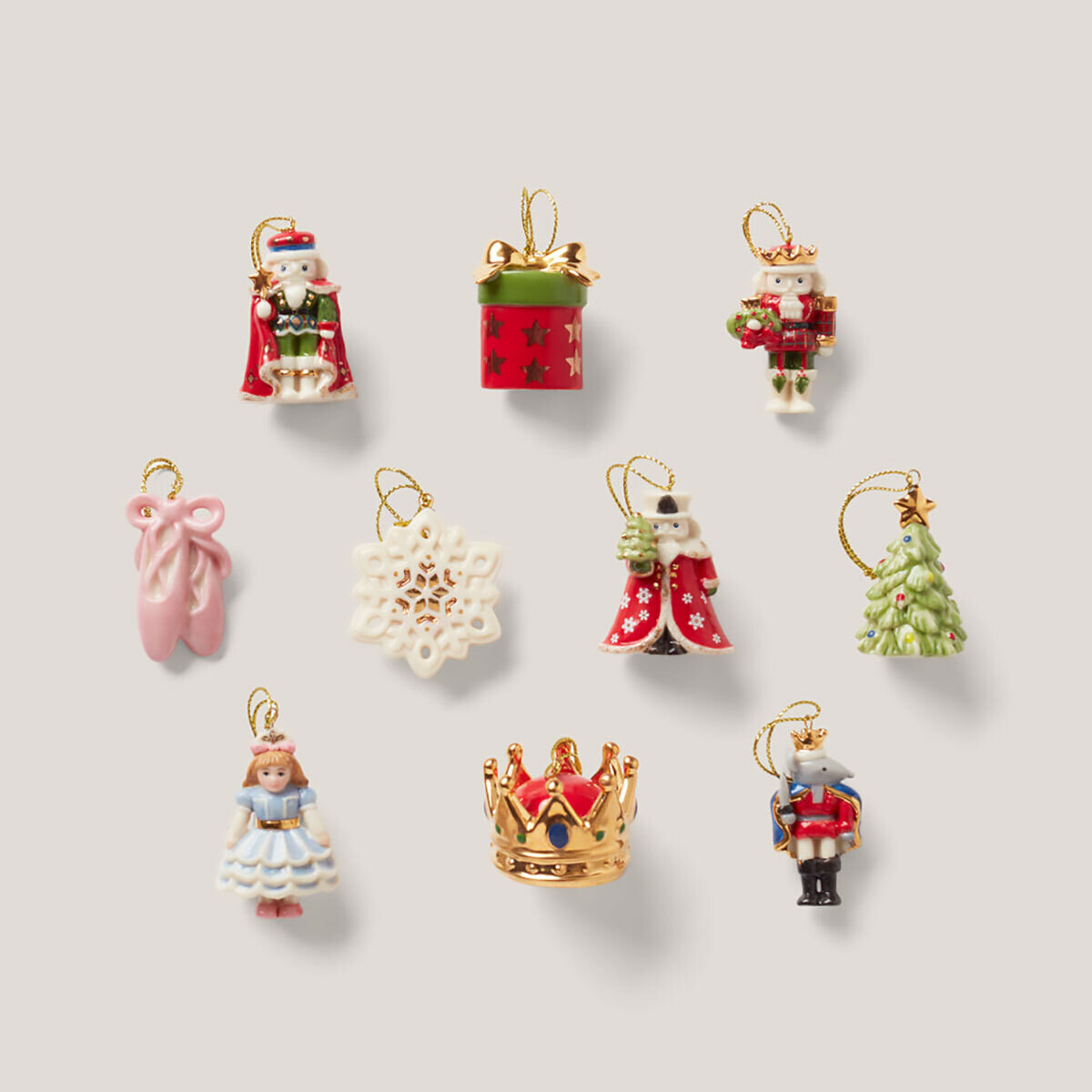 Lenox Nutcracker Mini Ornament Set of 10 893635