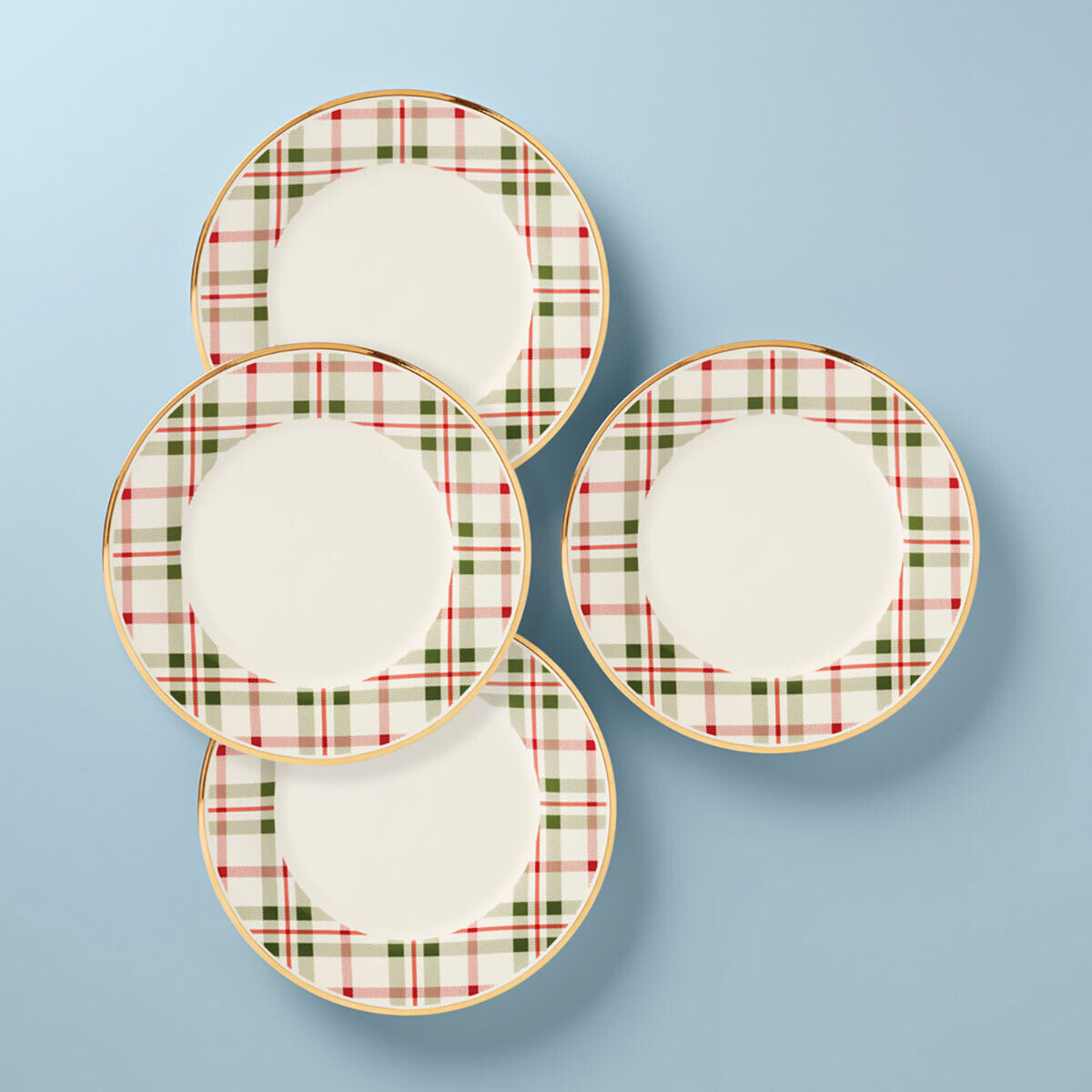 Lenox Holiday Plaid Dinner Plates Set of 4 894966, MPN: 894966, 194372026239