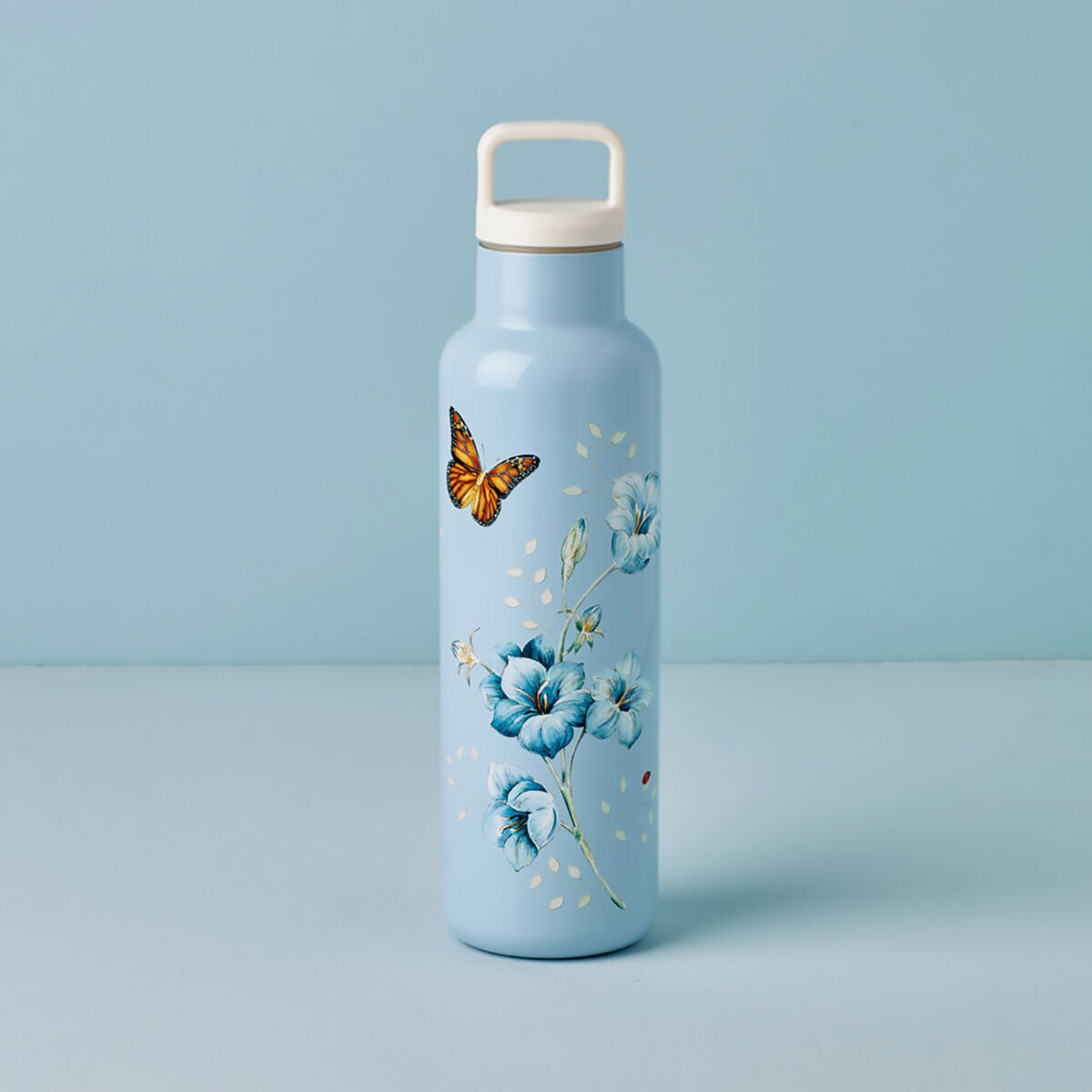 Lenox Butterfly Meadow Light Blue Water Bottle 895743