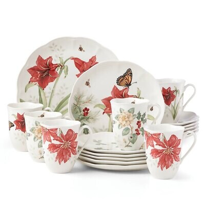 Lenox Butterfly Meadow Hol 18 Piece Set 880091, MPN: 880091, 882864773609