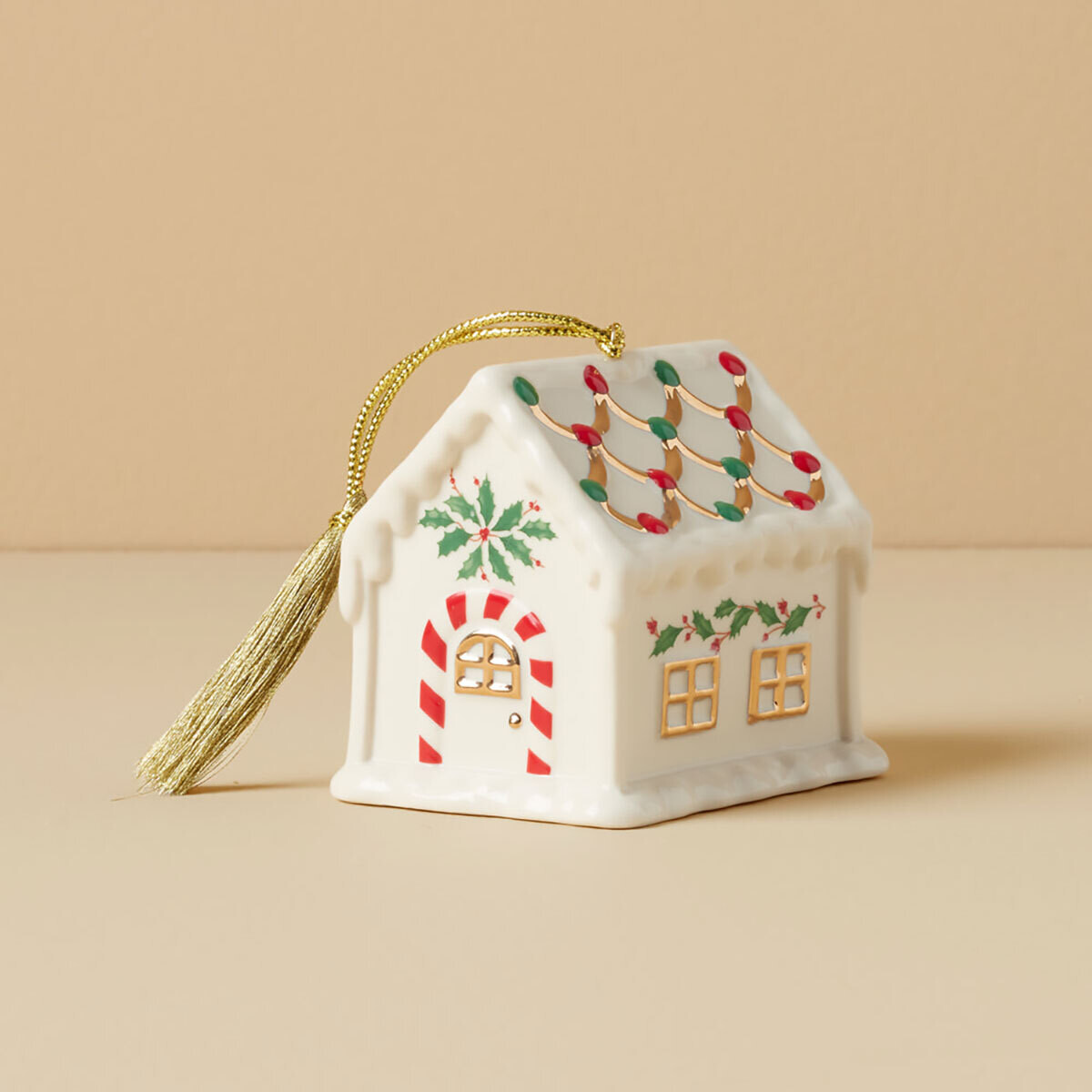 Lenox Holiday Accent Gingerbread House Ornament 896108