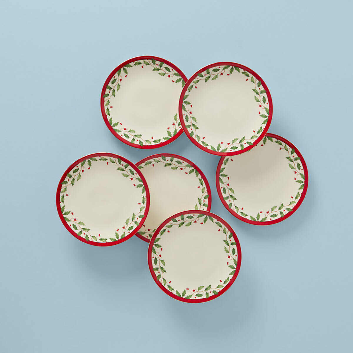 Lenox Holiday Accent Plate Set of 6 893491, MPN: 893491, 194372017909