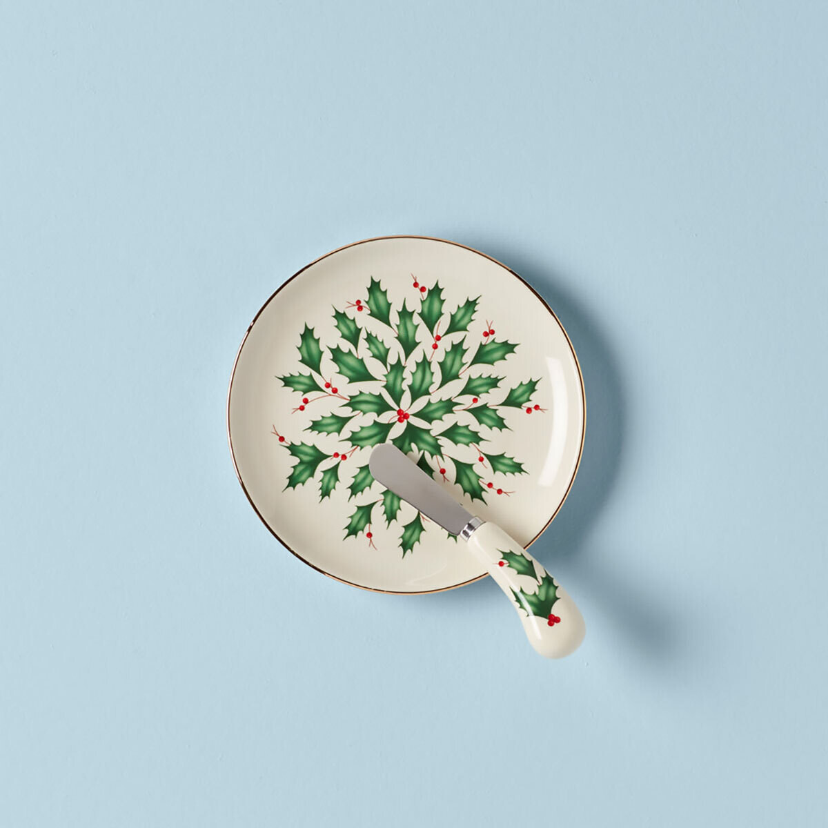 Lenox Holiday Cheese Plate with Knfe 863652, MPN: 863652, 882864641281