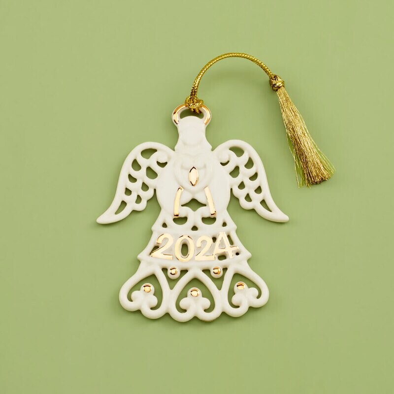 Lenox 2024 A Year To Remember Angel Ornament 895755