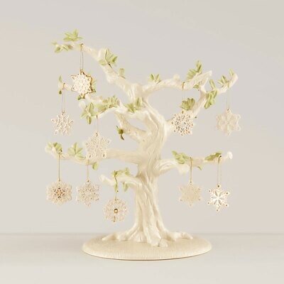Lenox Snowflake 10 Piece Ornament &amp; Tree Set 890633, MPN: 890633, 882864860422
