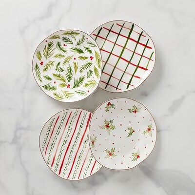 Lenox Bayberry Dessert Plates Set of 4 Assorted 895262, MPN: 895262, 194372027519