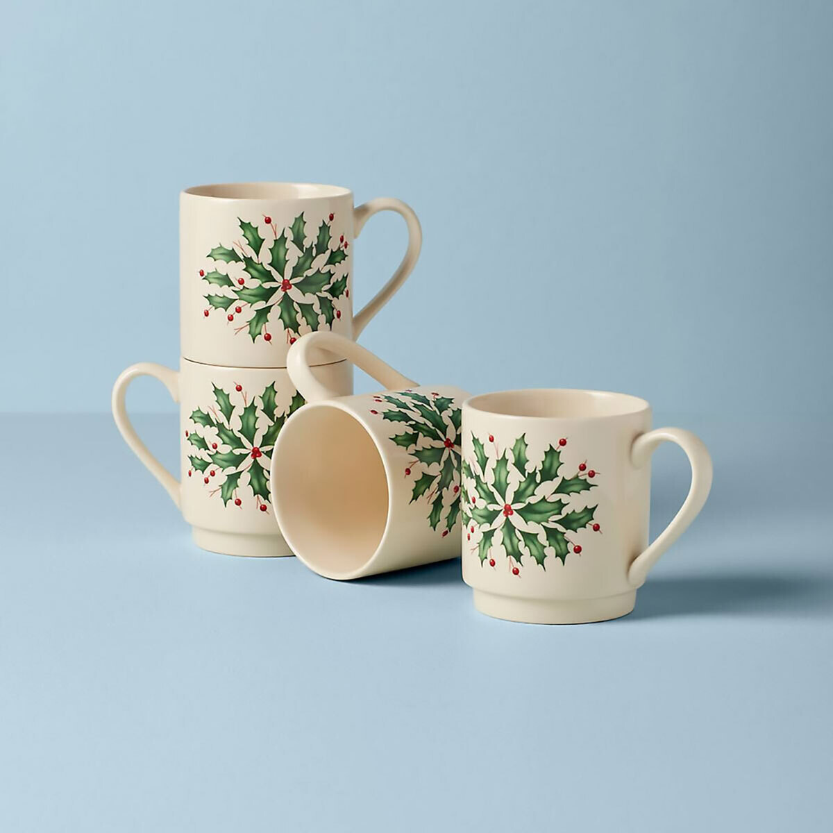 Lenox Holiday Stackable Mugs Set of 4 853763, MPN: 853763, 882864557247