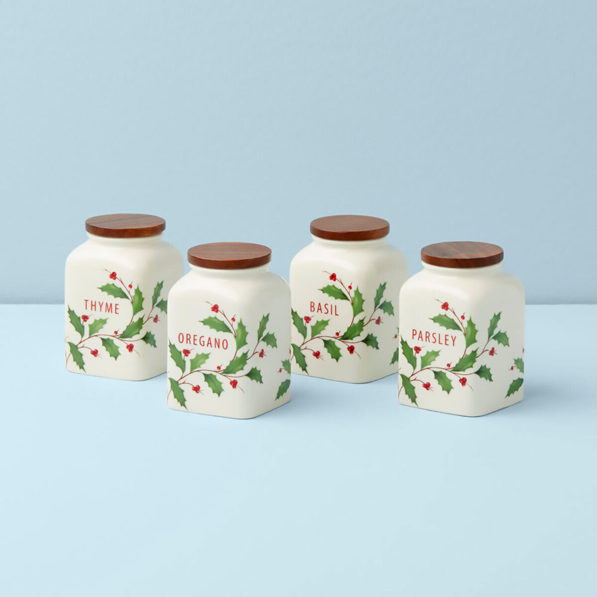 Lenox Holiday Spice Jars Set of 4 Cooking 895049