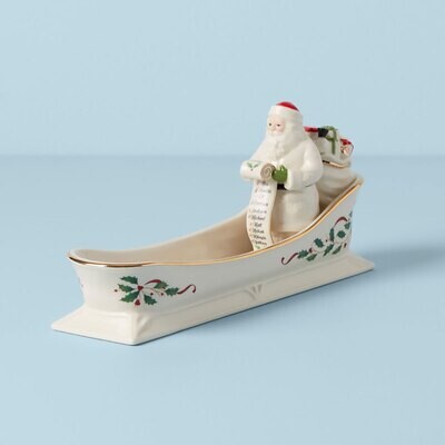 Lenox Holiday Santa Sleigh Cracker Tray 894187, MPN: 894187, 194372022712