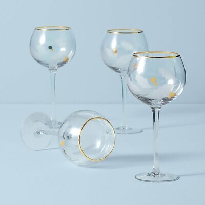 Lenox Holiday Gold Balloon Wines Set of 4 886857, MPN: 886857, 882864829542