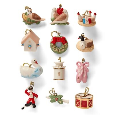 Lenox Twelve Days of Christmas 12 Piece Mini Orn 878893, MPN: 878893, 882864762863