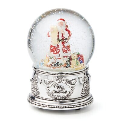 Reed and Barton Santa Musical Snow Globe 894991, MPN: 894991, 735092269423
