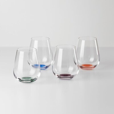 Oneida Oneida Bottoms Up Stemless Wine Set of 4 895927, MPN: 895927, 79363145024