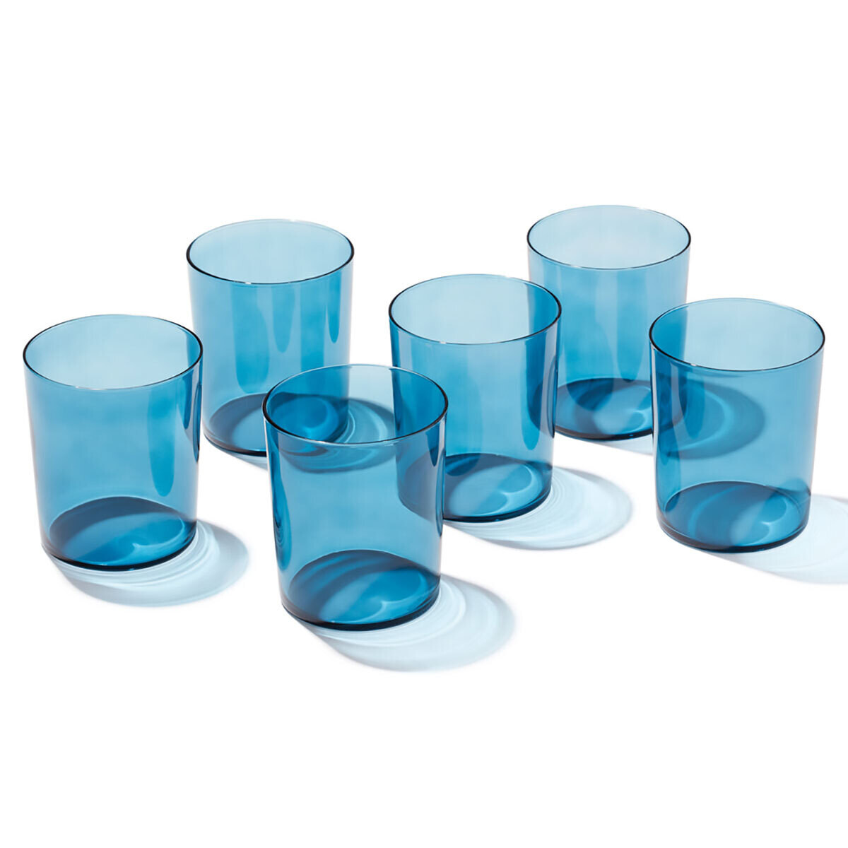 Oneida Oneida Stackables Glasses Tall Set of 6 Blue 895984