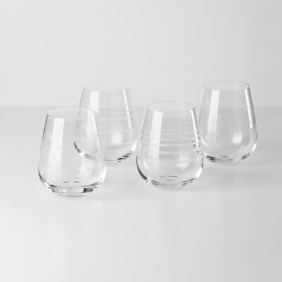 Oneida Oneida Mingle Stemless Wine Set of 4 895935, MPN: 895935, 79363145109