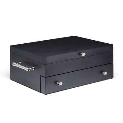 Reed and Barton 2 Tier Wood Chest Charcoal 895335, MPN: 895335, 735092269614