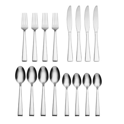 Hampton Forge Catalina Mirror 16 Piece Flatware Set 147A016HSN, MPN: 147A016HSN, 733652155483