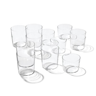 Oneida Oneida Stackables Short Glasses Set of 12 Clear 895977, MPN: 895977, 79363145277