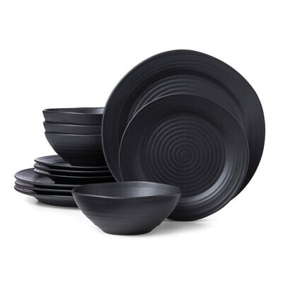 Oneida Ridge Black 12 Piece Set 895938, MPN: 895938, 79363145130