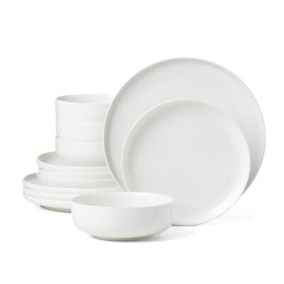 Oneida 24 Seven 12 Piece Set White 895942, MPN: 895942, 79363145178