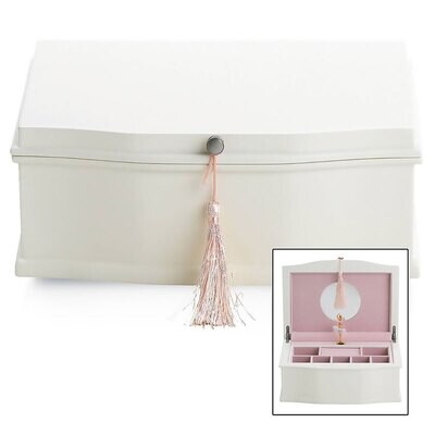 Reed and Barton Ballerina Musical Chest White M565AP, MPN: M565AP, 735092216779