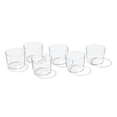 Oneida Oneida Stackables Short Glasses Set of 6 Clear 895980, MPN: 895980, 79363145307
