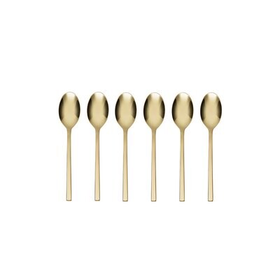 Oneida Allay Champagne Set of 6 Teaspoons 895331, MPN: 895331, 79363144690