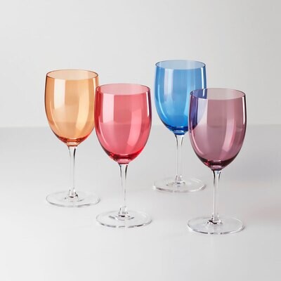 Oneida Oneida True Colors Wine Glass Set of 4 895932, MPN: 895932, 79363145079