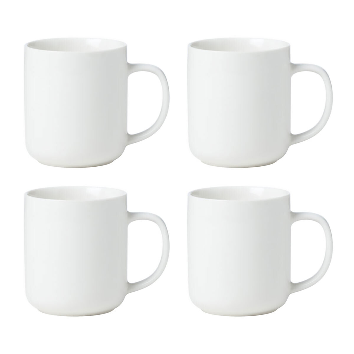 Oneida 24 Seven Mugs Set of 4 White 895950
