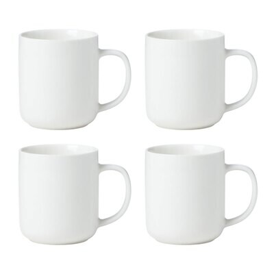Oneida 24 Seven Mugs Set of 4 White 895950, MPN: 895950, 79363145215