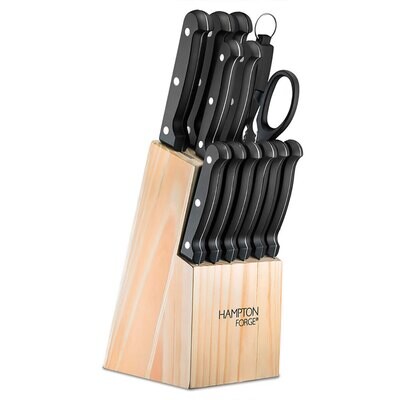 Hampton Forge Brighton 14 Piece Knives Block Set HMC01B002B, MPN: HMC01B002B, 733652158804