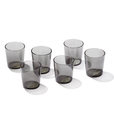 Oneida Oneida Stackables Glasses Shot Set of 6 Smoke 895983, MPN: 895983, 79363145338