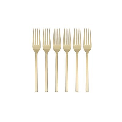 Oneida Allay Champagne Set of 6 Dinner Forks 895330, MPN: 895330, 79363144683