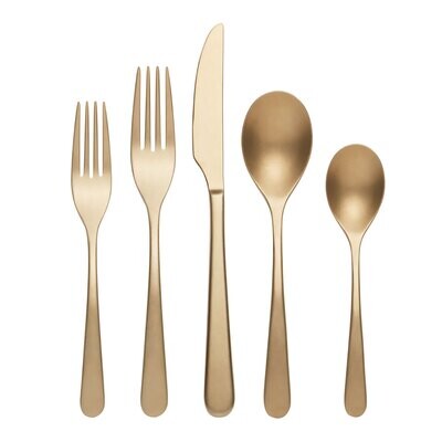 Oneida Kenbrook 20 Piece Flatware Set Vintage Champagne 894806, MPN: 894806, 79363143525